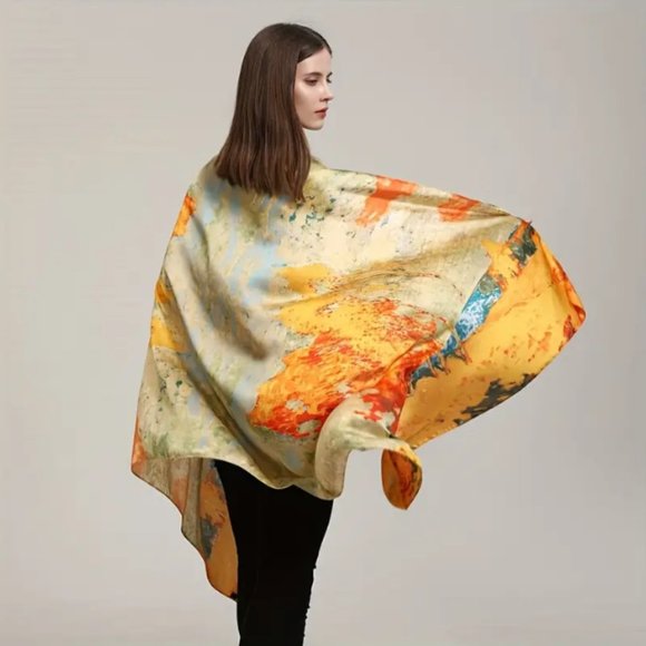 ๐50% OFF/3+...Beautiful Abstract Pattern Scarf/Shawl/Wrap - Picture 4 of 7